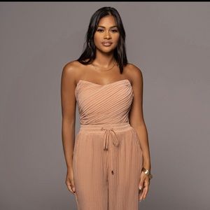 JLUXLABEL cropped corset top.